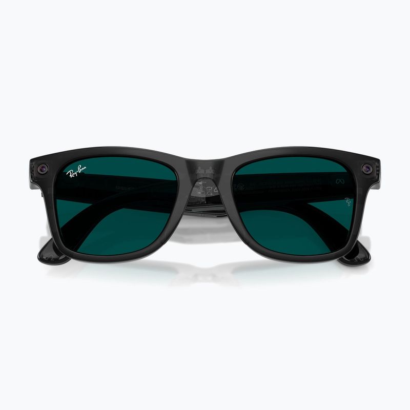 Окуляри з камерою Ray-Ban Meta Wayfarer transp. black/trs aquamarine 9