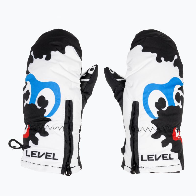 Рукавиці гірськолижні дитячі Level Lucky Mitt pk white 2