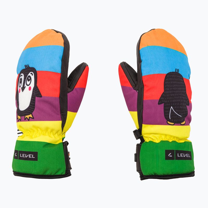 Рукавиці лижні дитячі Level Vertigo Mitt Teen pk rainbow 3
