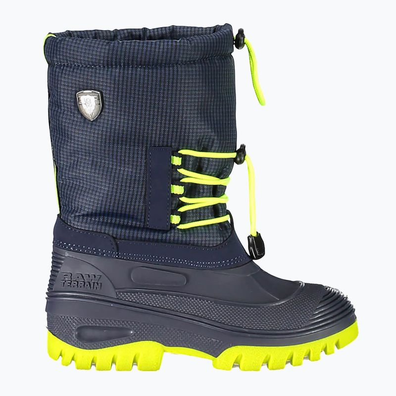 Черевики зимові підліткові CMP Ahto Snowboots синьо-жовті 3Q49574J/N950 10