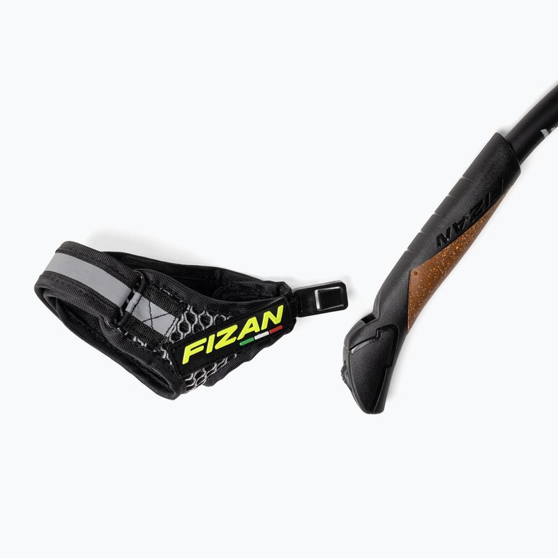 Палиці для скандинавської ходьби Fizan Carbon 3K Impulse червоні/сірі 3