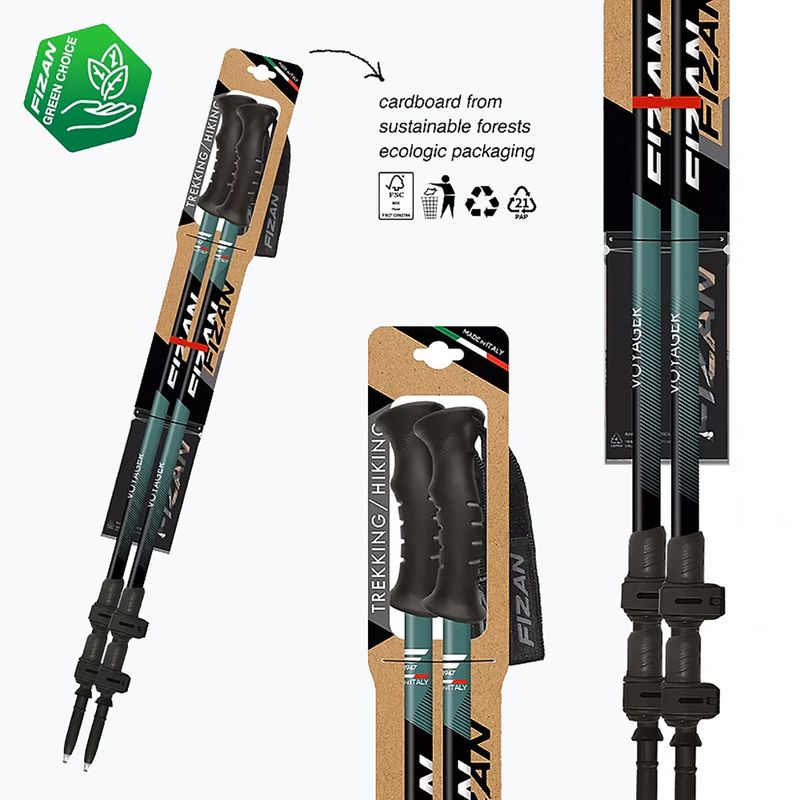 Палиці трекінгові Fizan Voyager petrol 3