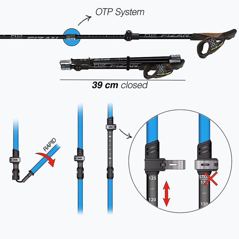 Палиці Fizan RFP Trail black 13