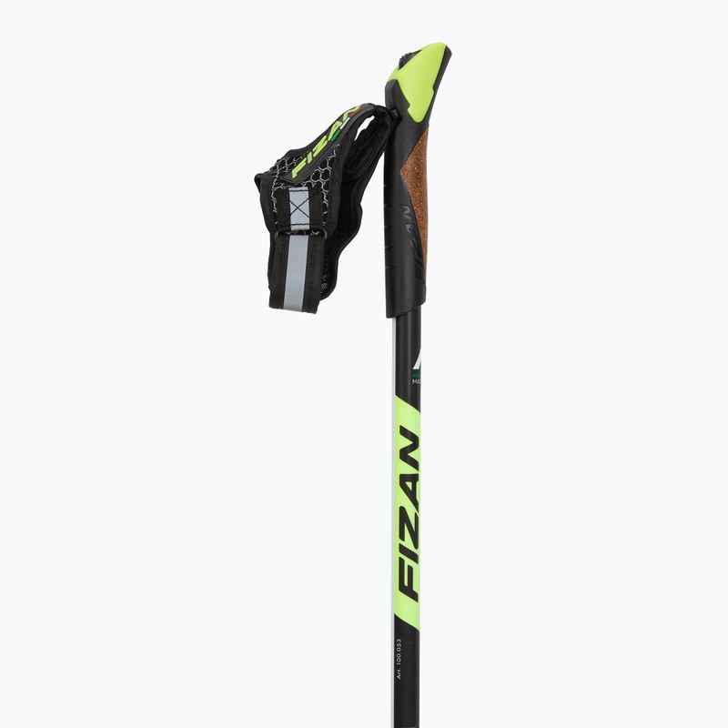 Палиці для скандинавської ходьби Fizan Carbon Race yellow 2