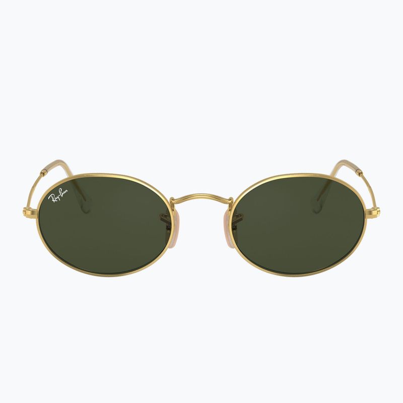Окуляри сонцезахисні Ray-Ban Oval arista gold/green g-15 2