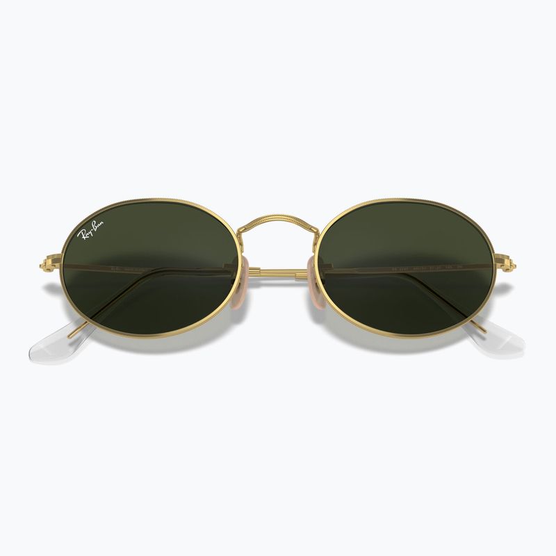 Окуляри сонцезахисні Ray-Ban Oval arista gold/green g-15 3