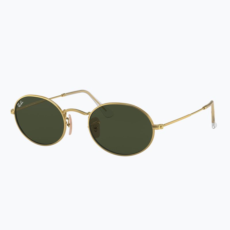 Окуляри сонцезахисні Ray-Ban Oval arista gold/green g-15 4