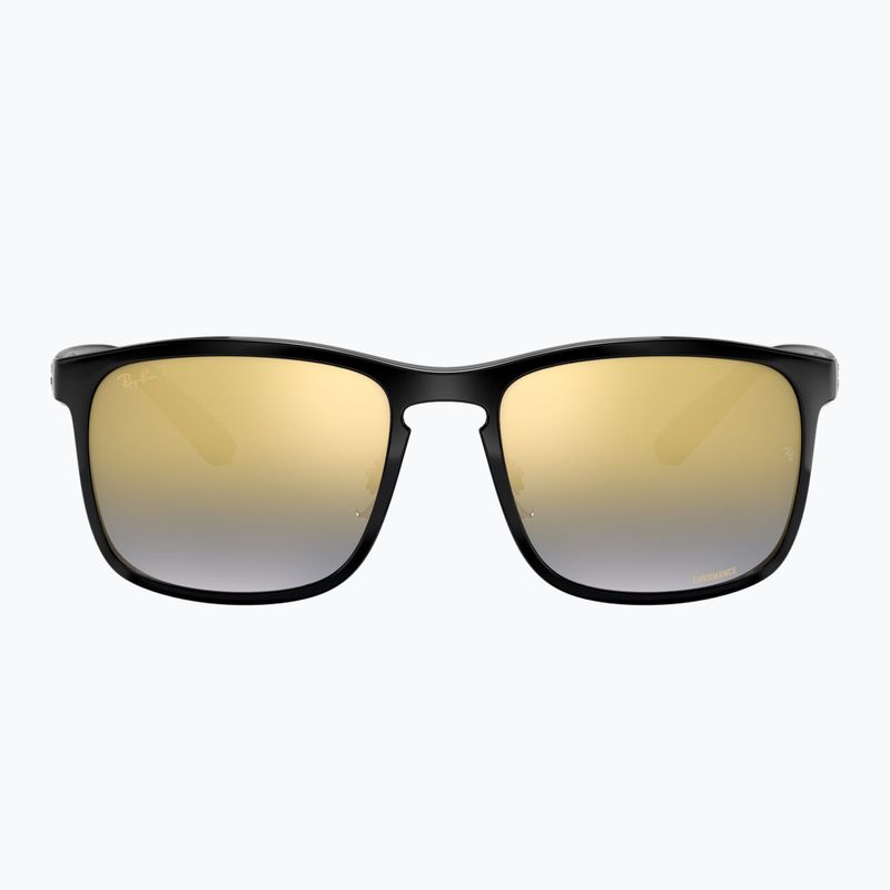 Окуляри сонцезахисні Ray-Ban Rb4264 Polarized+ Lenses polarized black/blue gold polarized+ 2