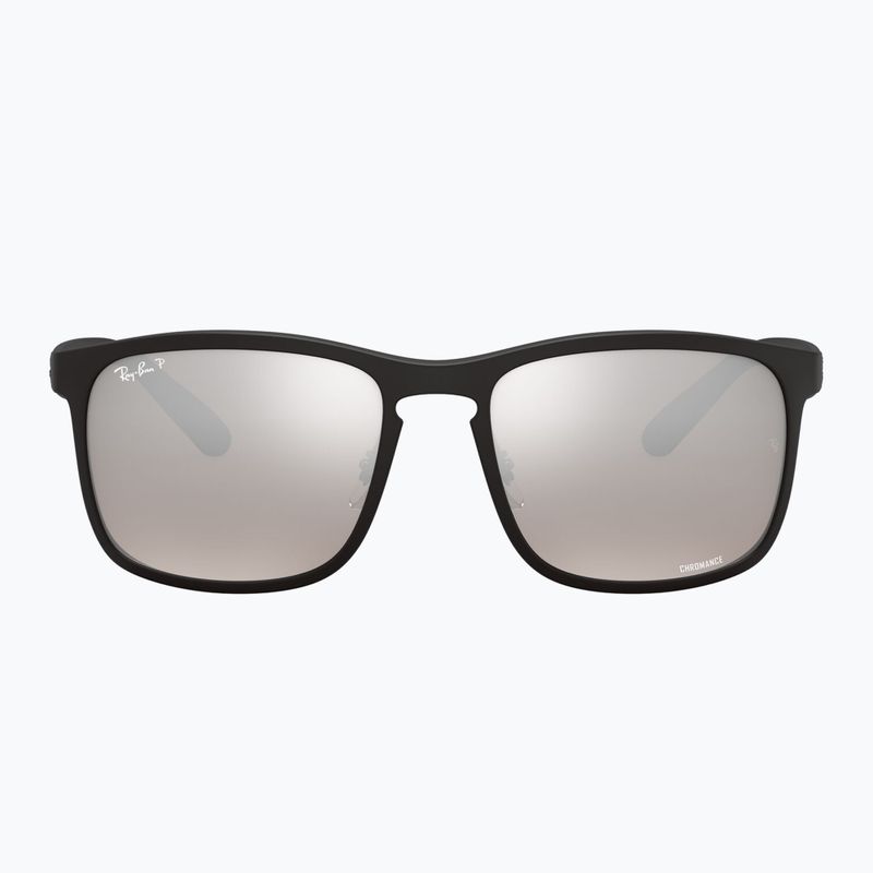 Окуляри сонцезахисні Ray-Ban Rb4264 Polarized+ Lenses matte black/silver polarized+ 2