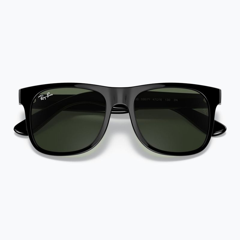 Окуляри сонцезахисні дитячі Ray-Ban Justin black/dark green 3