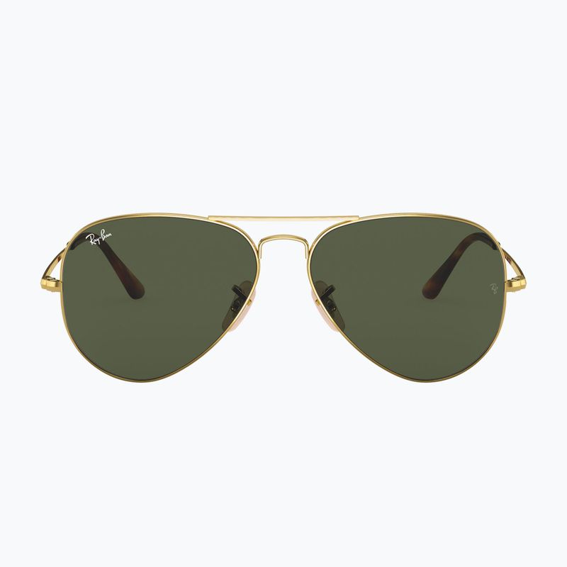Окуляри сонцезахисні Ray-Ban Aviator Metal II gold arista/green g-15 2