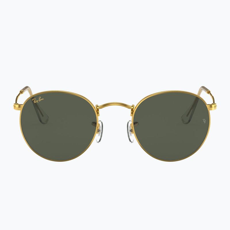 Окуляри сонцезахисні Ray-Ban Round Metal gold/green g-15 2