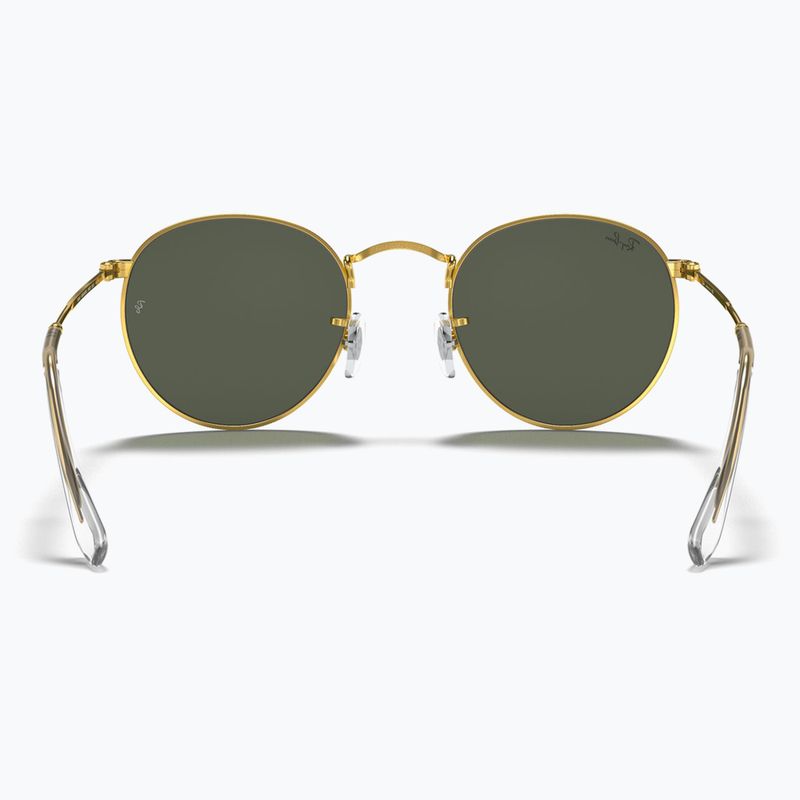 Окуляри сонцезахисні Ray-Ban Round Metal gold/green g-15 5