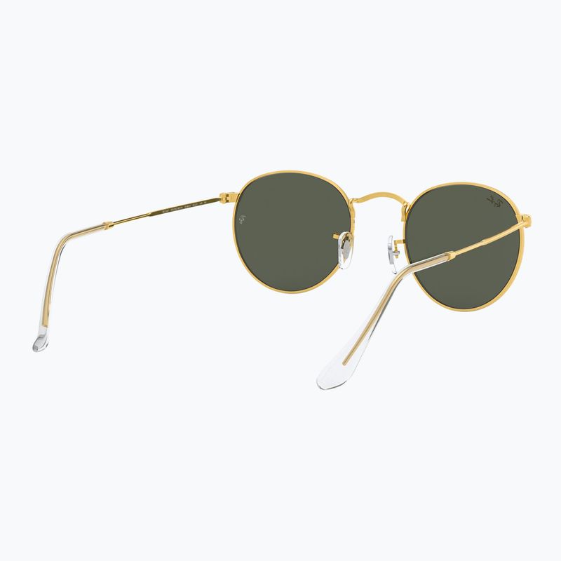 Окуляри сонцезахисні Ray-Ban Round Metal gold/green g-15 6