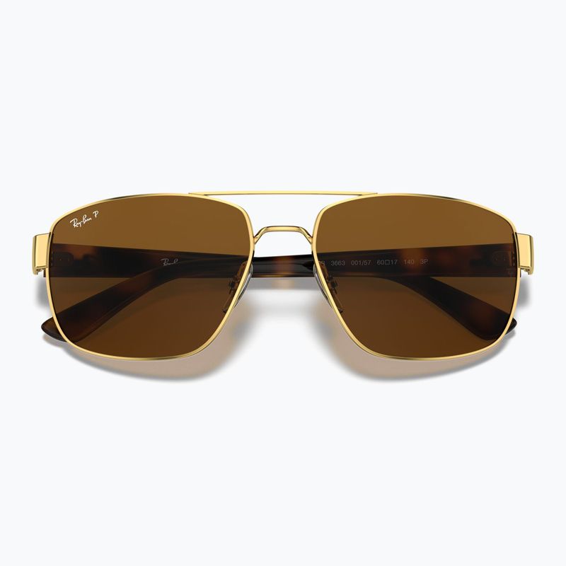 Окуляри сонцезахисні Ray-Ban RB3663 arista gold/brown 3