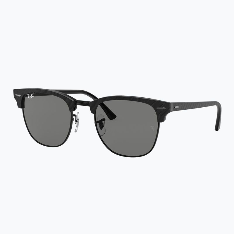 Окуляри сонцезахисні Ray-Ban Clubmaster Marble black/dark grey 4