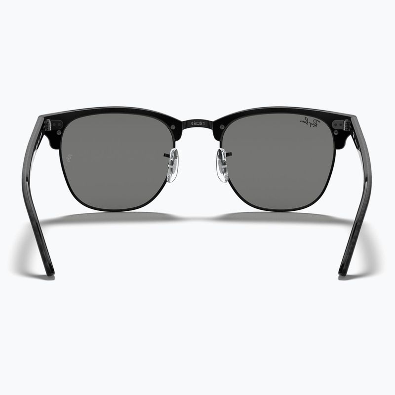 Окуляри сонцезахисні Ray-Ban Clubmaster Marble black/dark grey 5