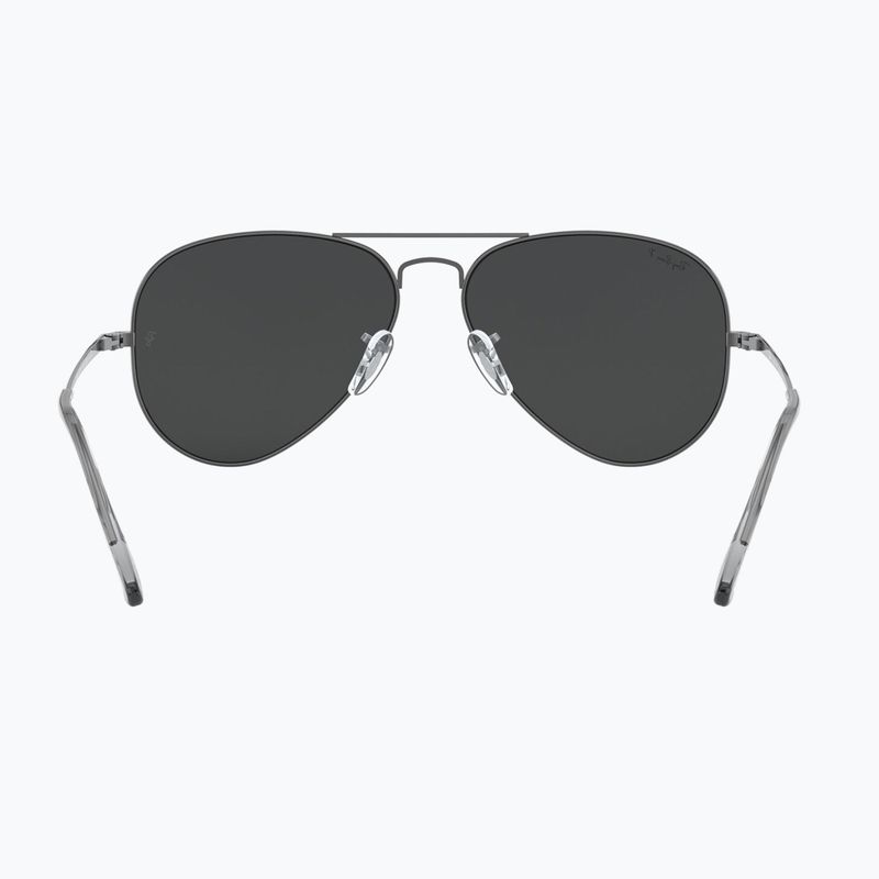 Окуляри сонцезахисні Ray-Ban Aviator Metal II bronze/black polarized 5