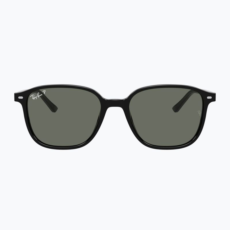 Окуляри сонцезахисні Ray-Ban Leonard black/green g-15 polarized 2