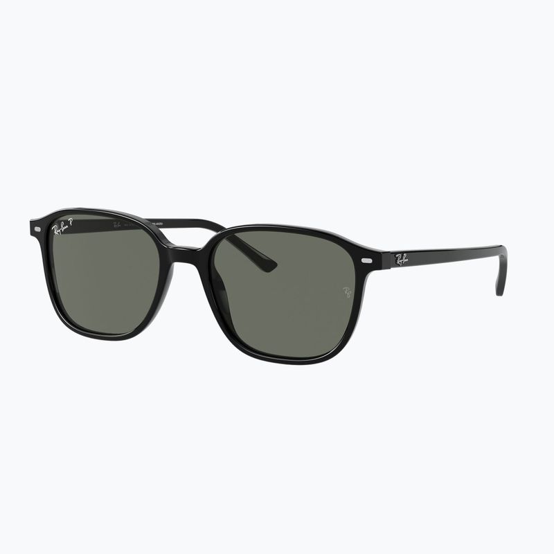 Окуляри сонцезахисні Ray-Ban Leonard black/green g-15 polarized 4