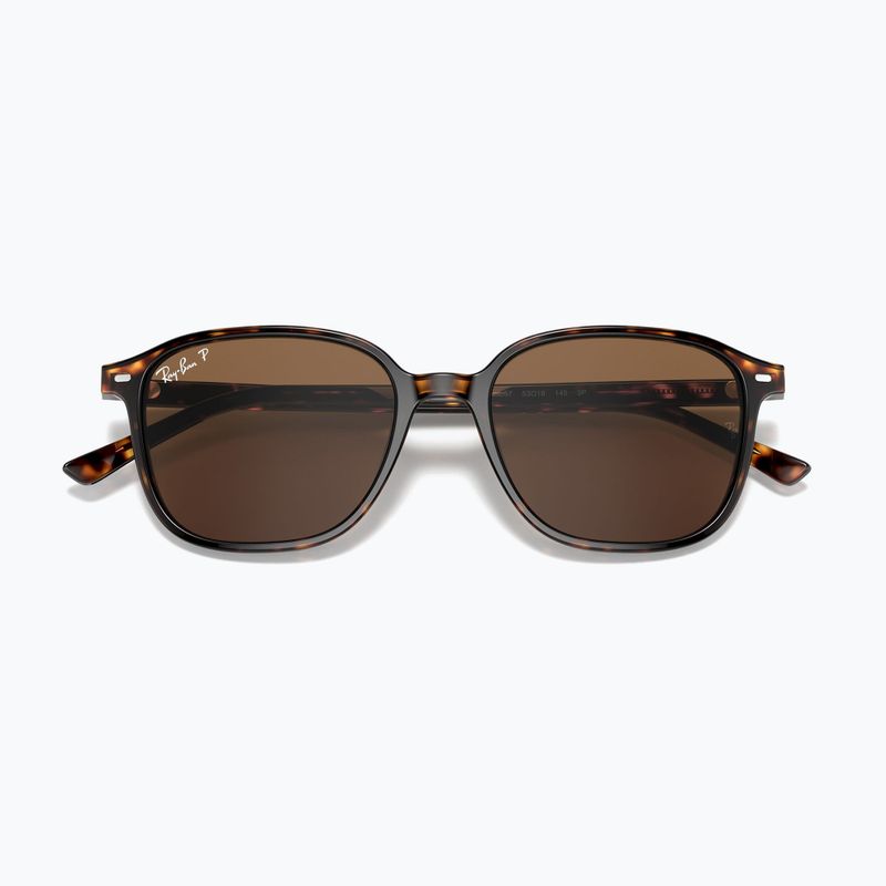 Окуляри сонцезахисні Ray-Ban Leonard tortoise/brown polarized 3