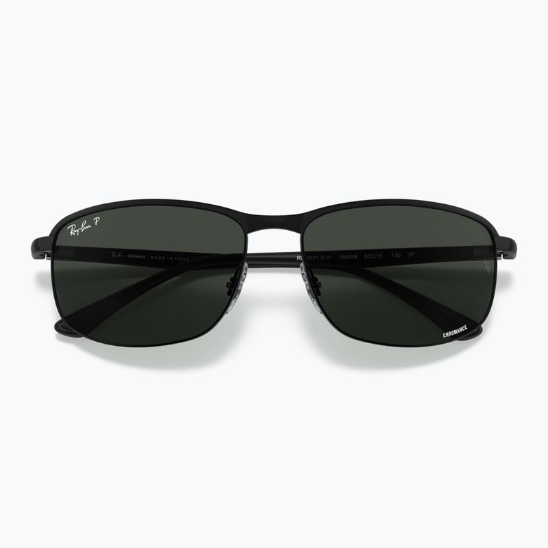 Окуляри сонцезахисні Ray-Ban Rb3671 Polarized+ Lenses black/dark grey polarized+ 3