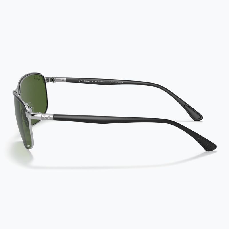 Окуляри сонцезахисні Ray-Ban Rb3671 Polarized+ Lenses black silver/dark green polarized+ 7
