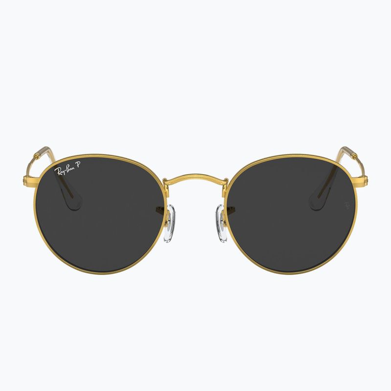 Окуляри сонцезахисні Ray-Ban Round Metal gold/black polarized 2
