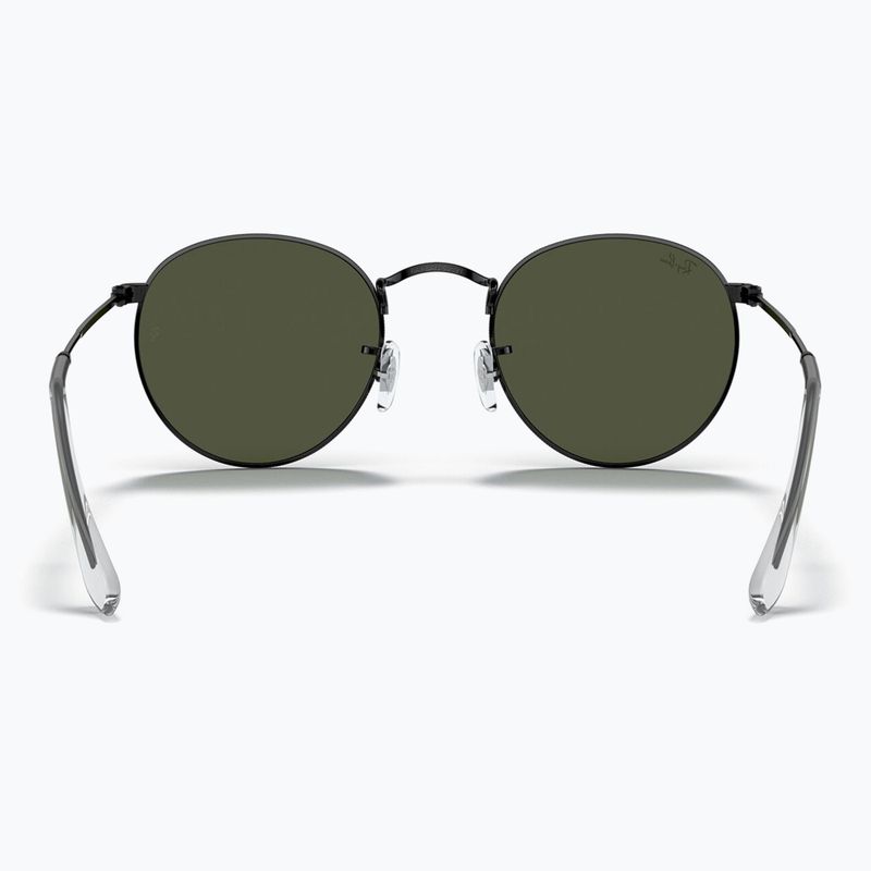 Окуляри сонцезахисні Ray-Ban Round Metal black/green g-15 5