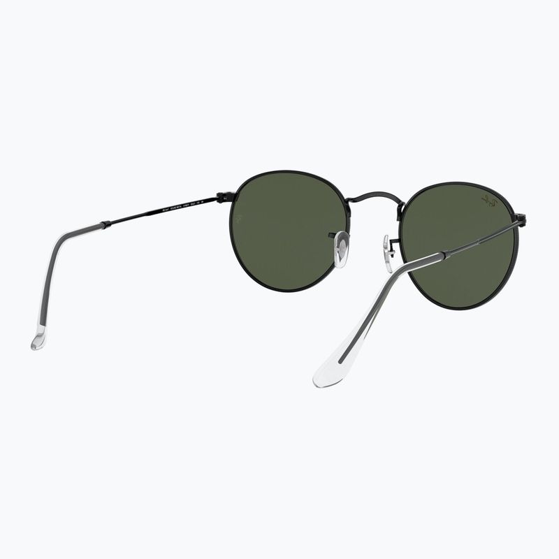 Окуляри сонцезахисні Ray-Ban Round Metal black/green g-15 6