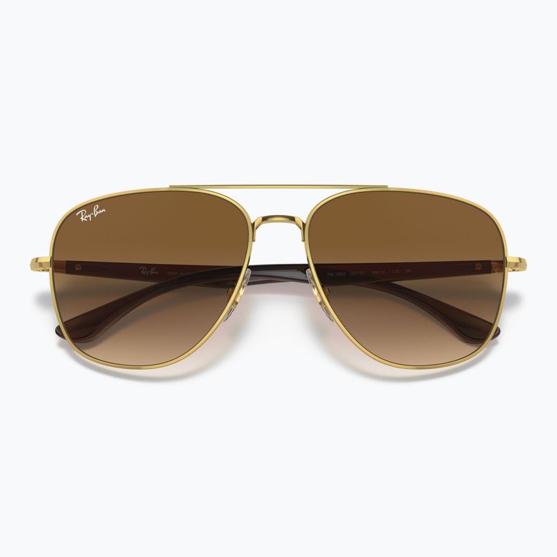 Окуляри сонцезахисні Ray-Ban RB3683 arista gold/brown 3