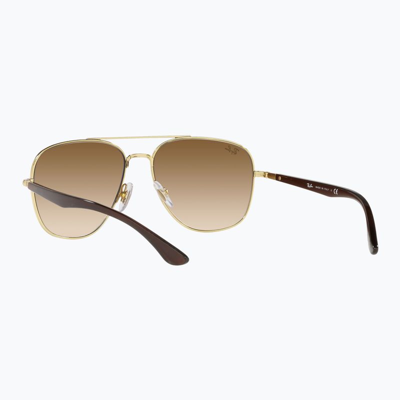 Окуляри сонцезахисні Ray-Ban RB3683 arista gold/brown 6