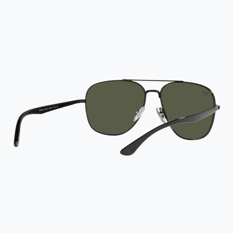 Окуляри сонцезахисні Ray-Ban RB3683 black/green g-15 6