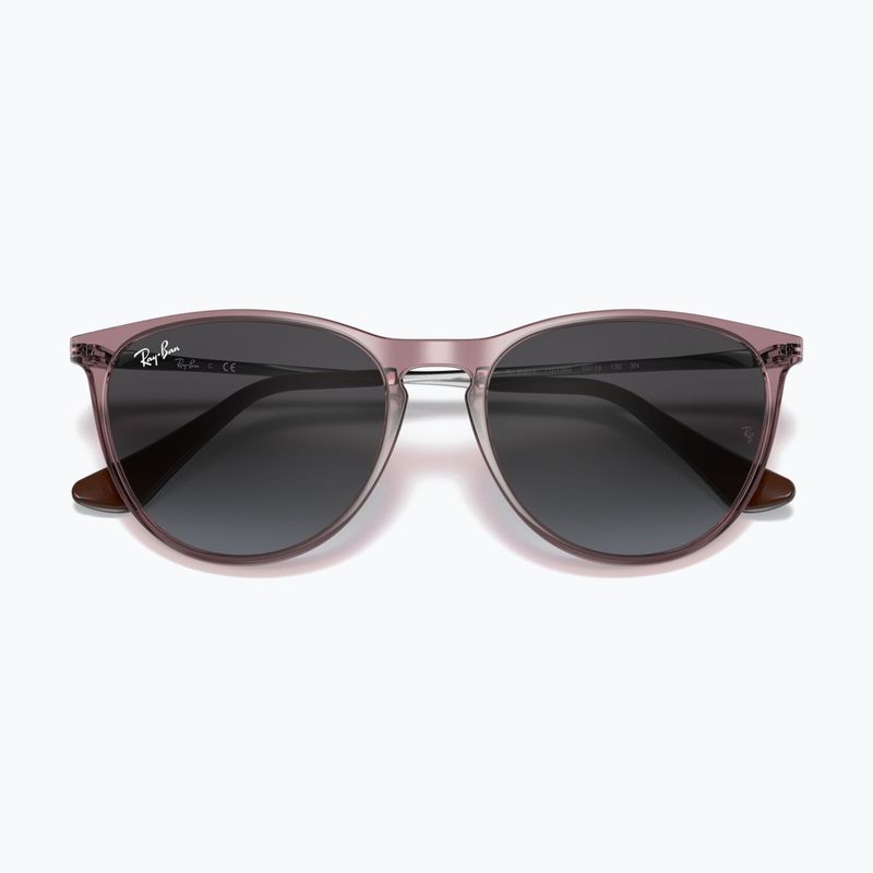 Окуляри сонцезахисні дитячі Ray-Ban Erika transparent violet/grey gradient 3