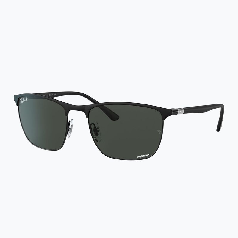 Окуляри сонцезахисні Ray-Ban RB3686 Polarized+ Lenses matte black/dark grey polarized+ 4