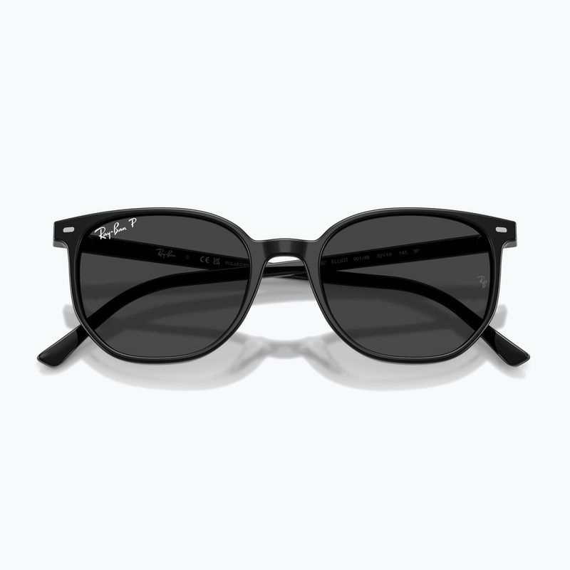 Окуляри сонцезахисні Ray-Ban Elliot black/black polarized 3