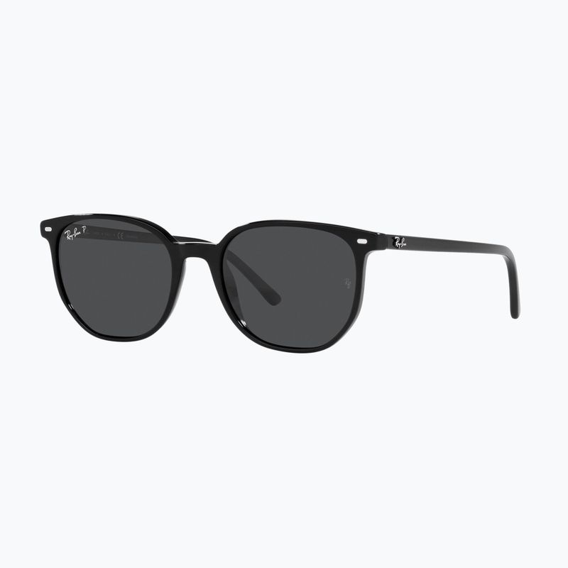 Окуляри сонцезахисні Ray-Ban Elliot black/black polarized 4
