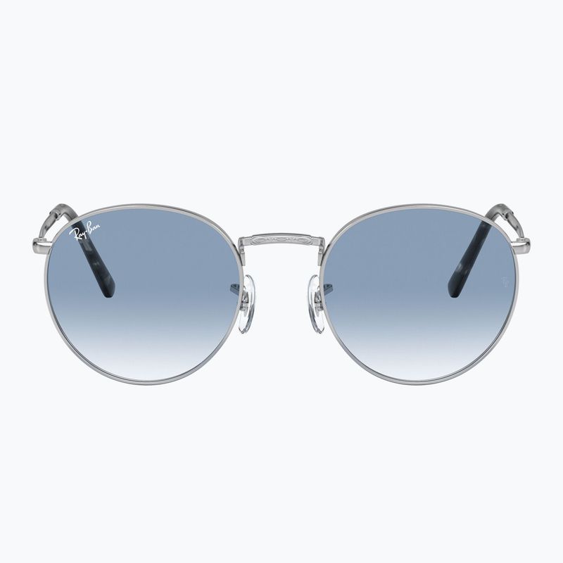 Окуляри сонцезахисні Ray-Ban New Round silver/blue 2