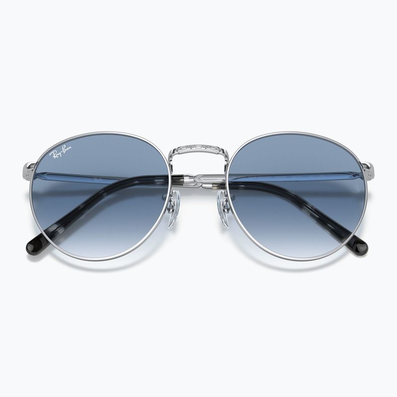 Окуляри сонцезахисні Ray-Ban New Round silver/blue 3