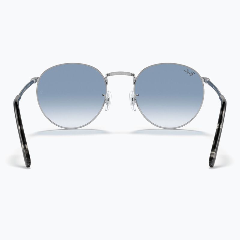 Окуляри сонцезахисні Ray-Ban New Round silver/blue 5