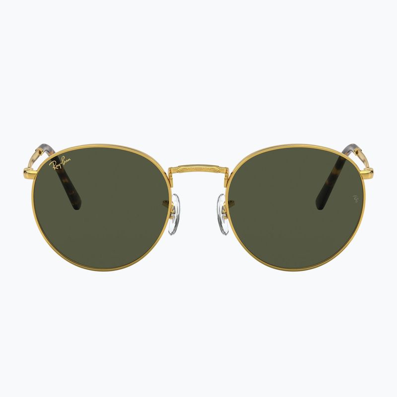 Окуляри сонцезахисні Ray-Ban New Round gold/green 2