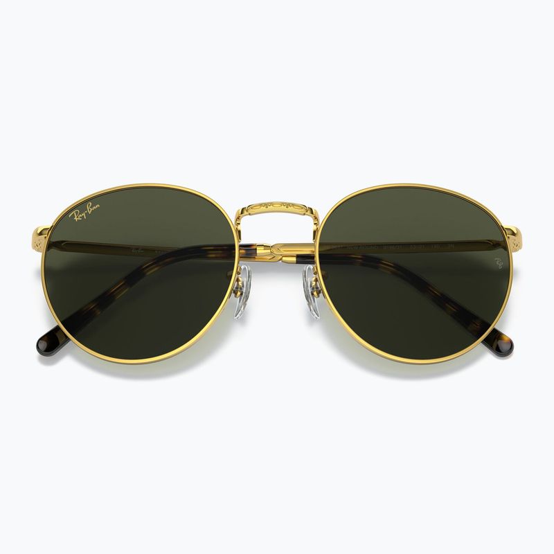 Окуляри сонцезахисні Ray-Ban New Round gold/green 3