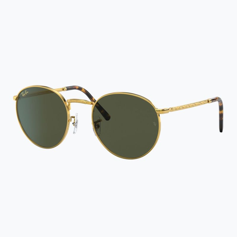 Окуляри сонцезахисні Ray-Ban New Round gold/green 4