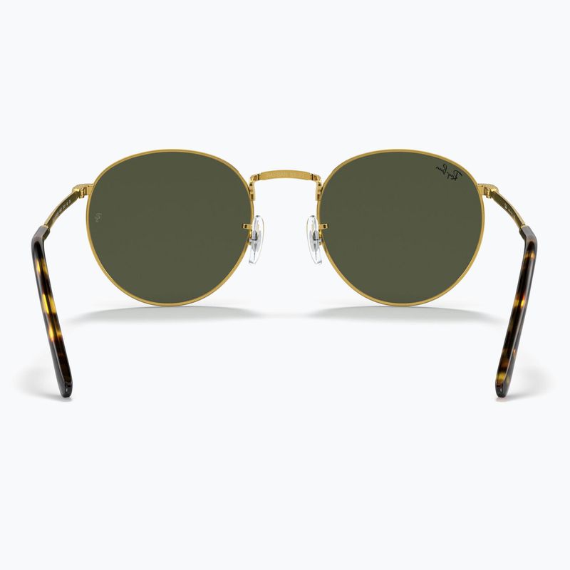 Окуляри сонцезахисні Ray-Ban New Round gold/green 5