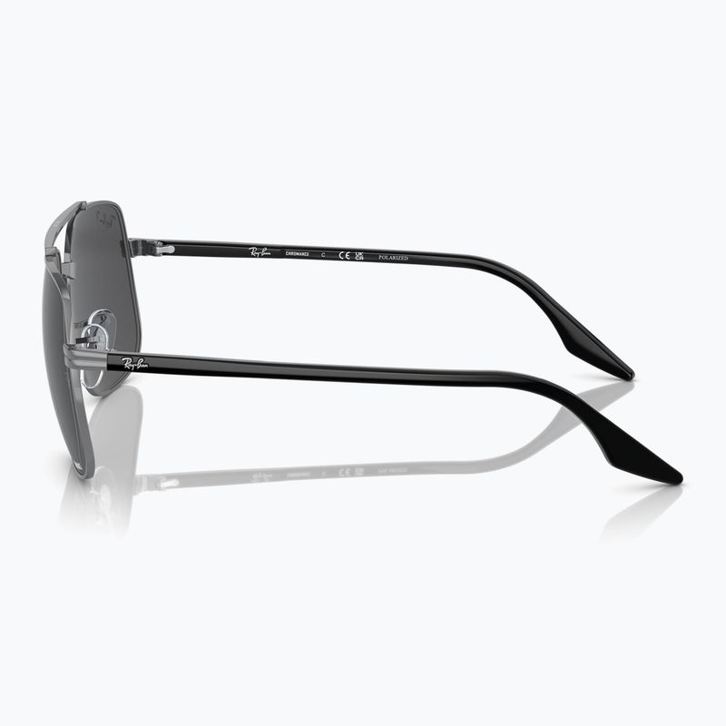 Окуляри сонцезахисні Ray-Ban RB3699 Polarized+ Lenses brass/dark grey polarized+ 7