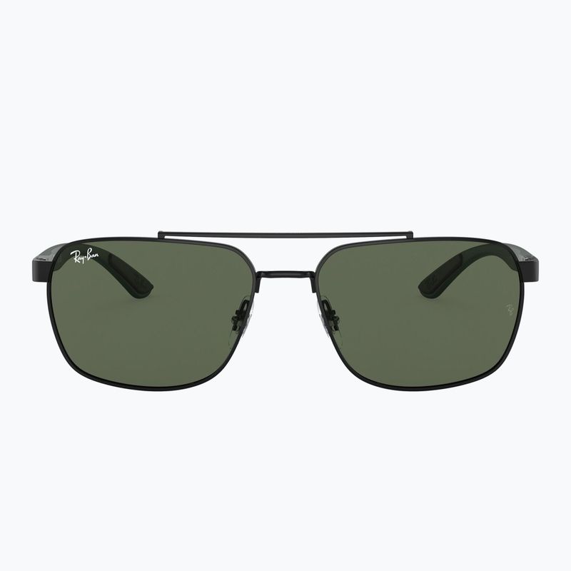 Окуляри сонцезахисні Ray-Ban RB3701 black/dark green 2