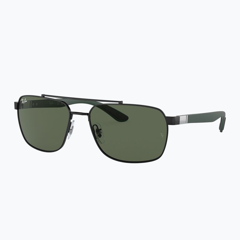 Окуляри сонцезахисні Ray-Ban RB3701 black/dark green 4
