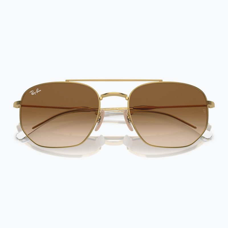 Окуляри сонцезахисні Ray-Ban RB3707 Polarized+ Lenses arista gold/brown 3