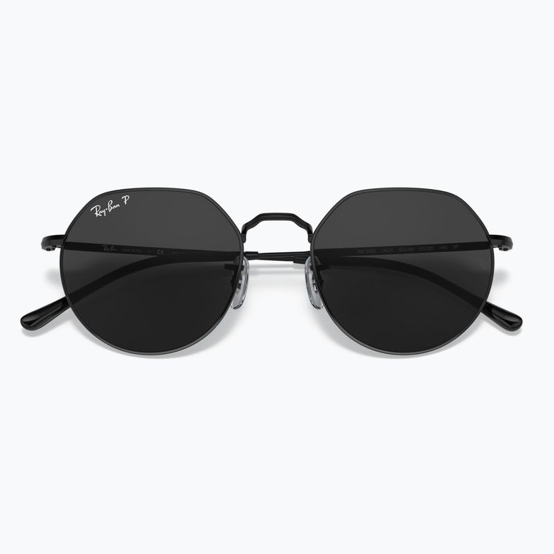 Окуляри сонцезахисні Ray-Ban Jack black/black polarized 3