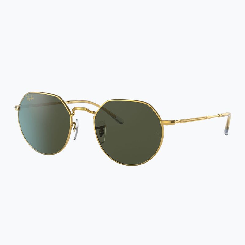 Окуляри сонцезахисні Ray-Ban Jack gold/green 4